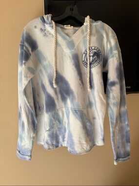 Cute Tie-Dye Hoodie with rope detail from Outer Banks North Carolina